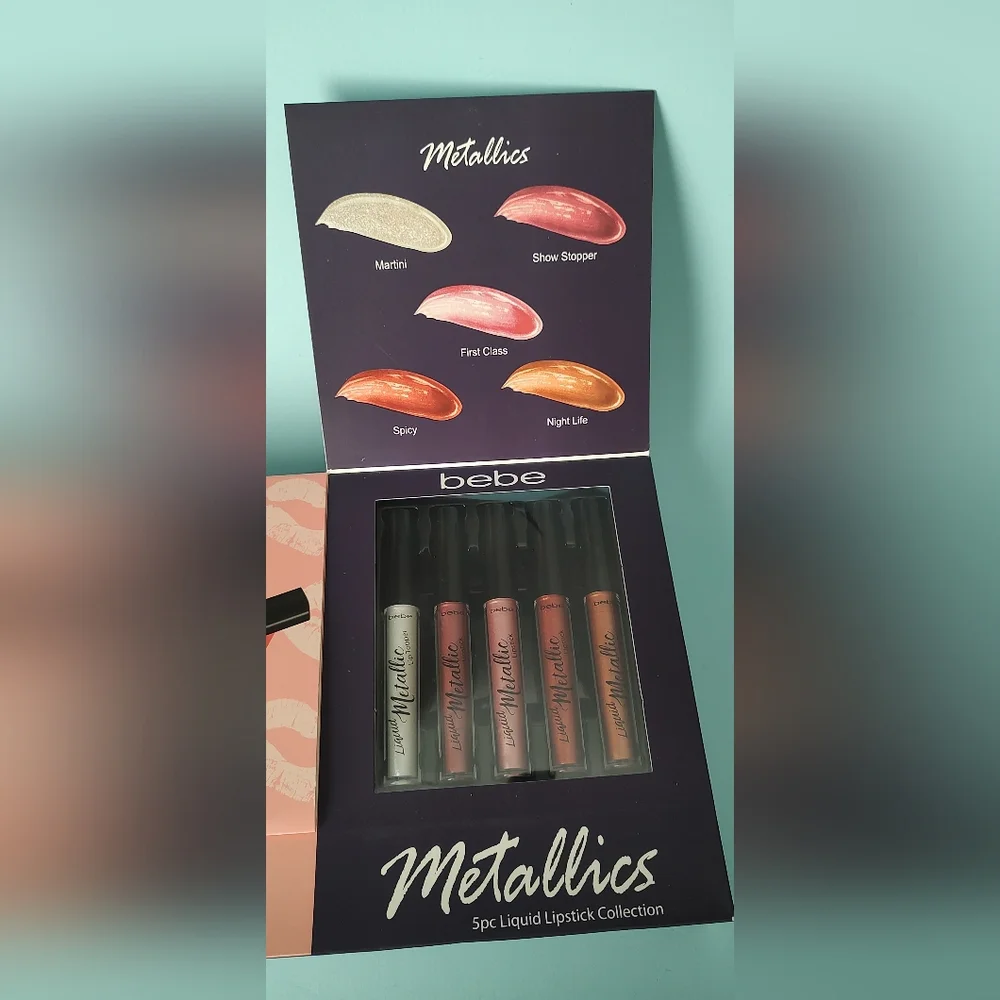 Bebe Lipstick Collection 10 pieces Style Sweet And Sexy Mattes And Metallics New